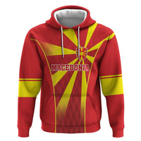 Custom Macedonia Football Zip Hoodie Come On Lavovi - Wonder Print Shop