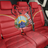 Personalized Macedonia Lion Back Car Seat Cover National Emblem - Wonder Print Shop