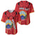 Personalized Macedonia Lion Baseball Jersey National Emblem - Wonder Print Shop