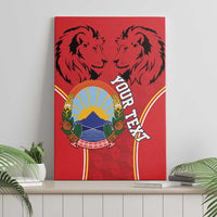 Personalized Macedonia Lion Canvas Wall Art National Emblem - Wonder Print Shop