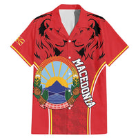 Personalized Macedonia Lion Family Matching Mermaid Dress and Hawaiian Shirt National Emblem - Wonder Print Shop