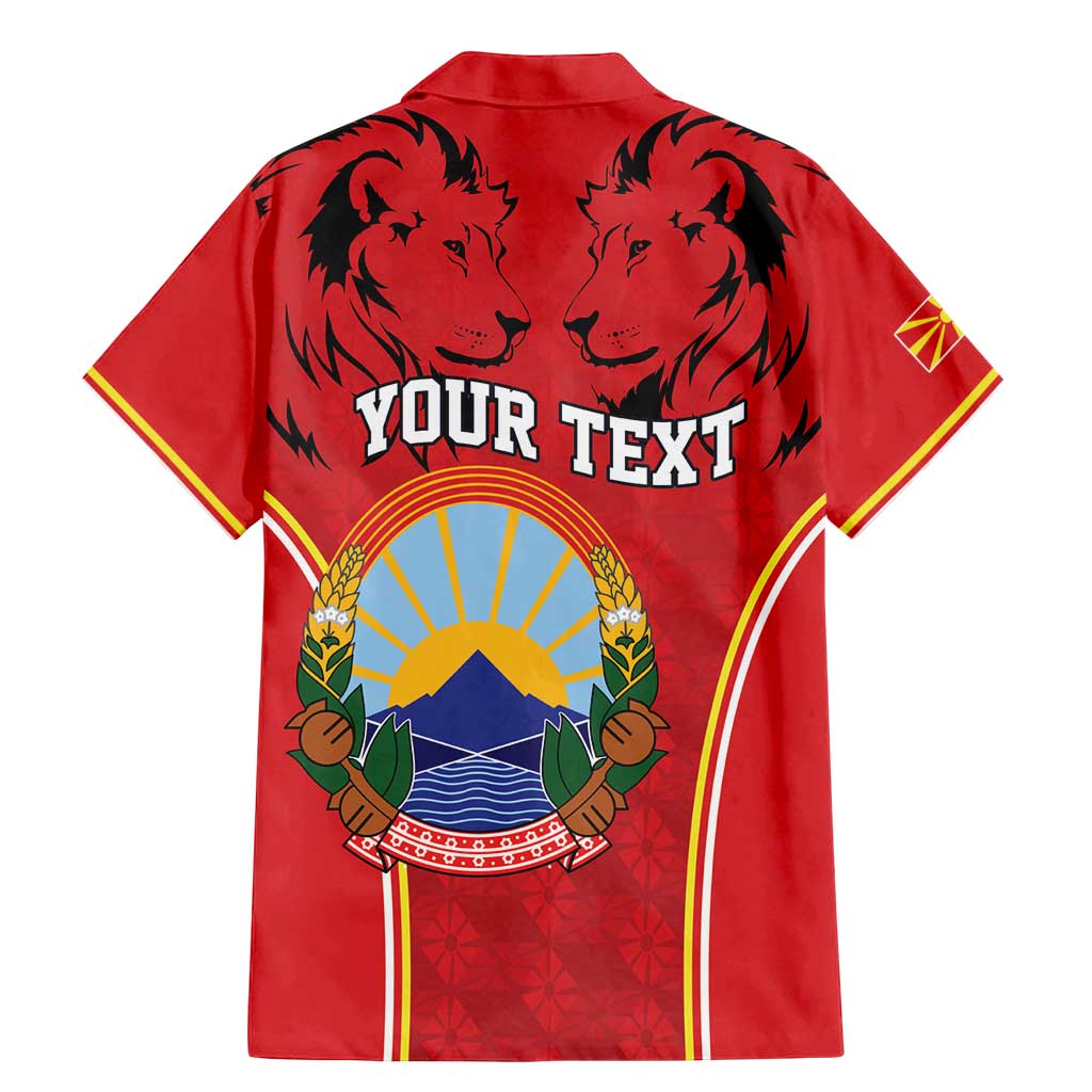 Personalized Macedonia Lion Family Matching Mermaid Dress and Hawaiian Shirt National Emblem - Wonder Print Shop