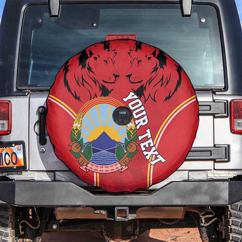 Personalized Macedonia Lion Spare Tire Cover National Emblem - Wonder Print Shop