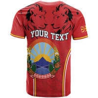 Personalized Macedonia Lion T Shirt National Emblem - Wonder Print Shop