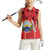 Personalized Macedonia Lion Women Sleeveless Polo Shirt National Emblem - Wonder Print Shop