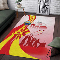 Macedonia Independence Day Area Rug Den na nezavisnosta - Wonder Print Shop
