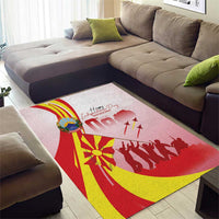Macedonia Independence Day Area Rug Den na nezavisnosta - Wonder Print Shop