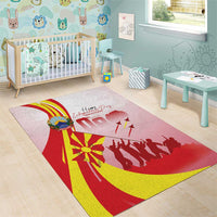 Macedonia Independence Day Area Rug Den na nezavisnosta - Wonder Print Shop