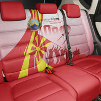 Macedonia Independence Day Back Car Seat Cover Den na nezavisnosta - Wonder Print Shop