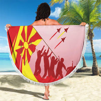 Macedonia Independence Day Beach Blanket Den na nezavisnosta - Wonder Print Shop