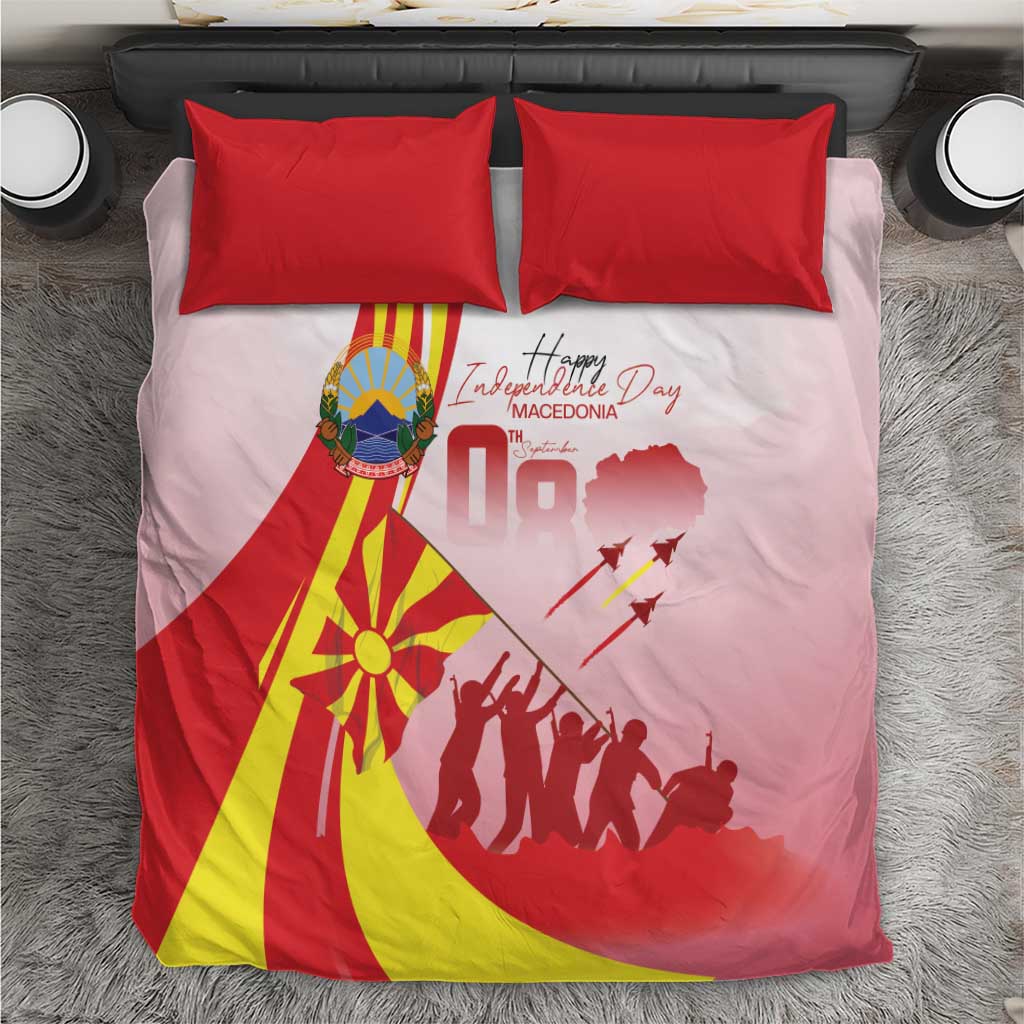 Macedonia Independence Day Bedding Set Den na nezavisnosta - Wonder Print Shop