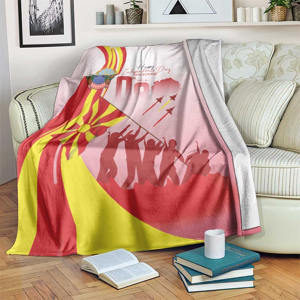 Macedonia Independence Day Blanket Den na nezavisnosta - Wonder Print Shop