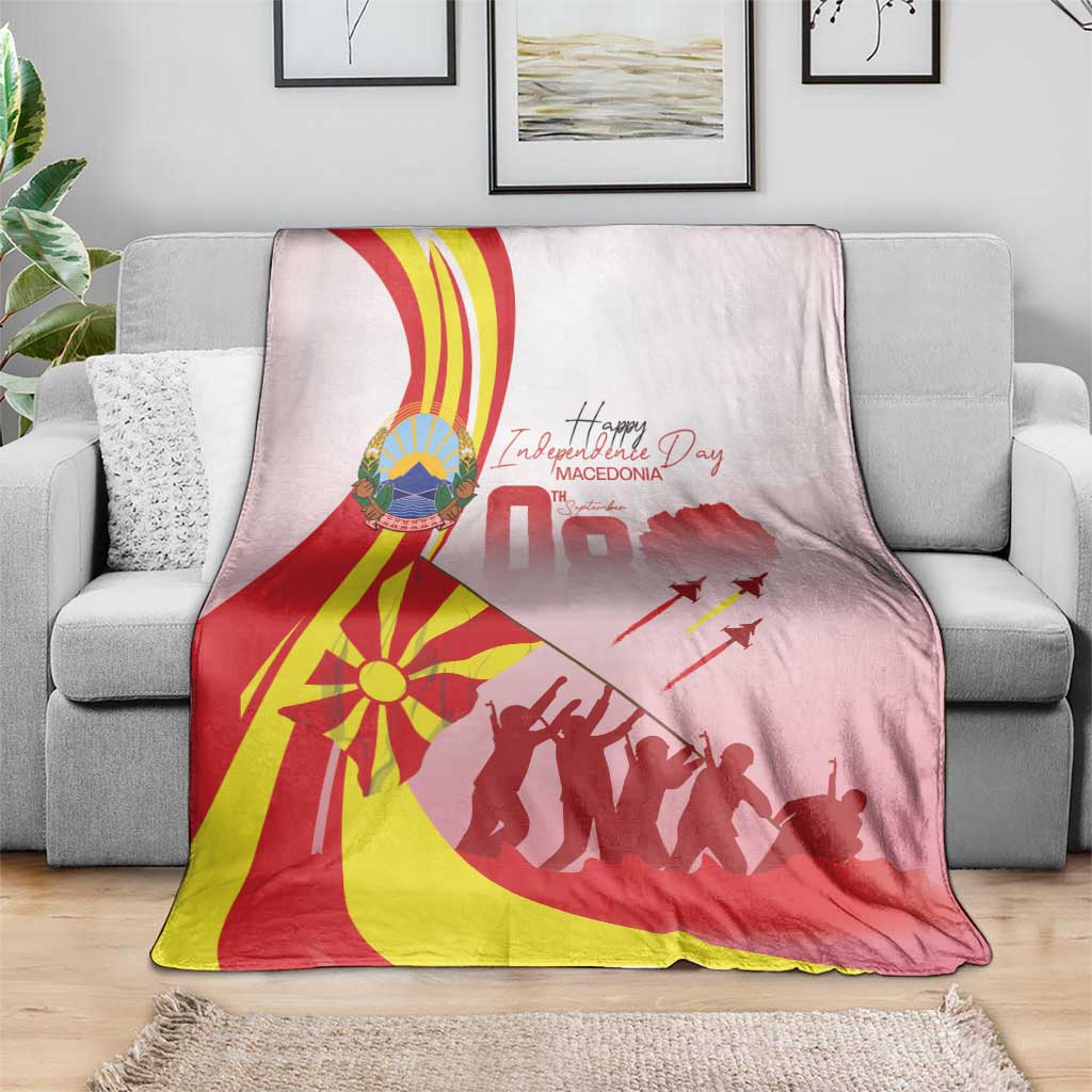 Macedonia Independence Day Blanket Den na nezavisnosta - Wonder Print Shop