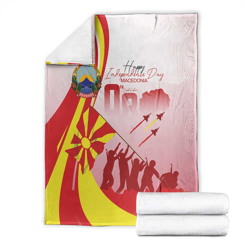 Macedonia Independence Day Blanket Den na nezavisnosta - Wonder Print Shop
