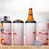 Macedonia Independence Day 4 in 1 Can Cooler Tumbler Den na nezavisnosta - Wonder Print Shop
