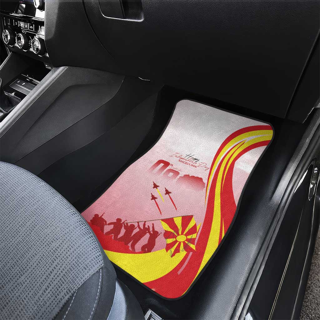 Macedonia Independence Day Car Mats Den na nezavisnosta - Wonder Print Shop