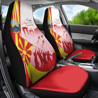 Macedonia Independence Day Car Seat Cover Den na nezavisnosta - Wonder Print Shop