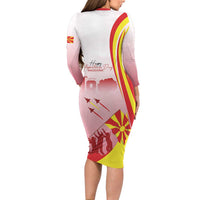 Macedonia Independence Day Family Matching Long Sleeve Bodycon Dress and Hawaiian Shirt Den na nezavisnosta - Wonder Print Shop