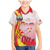 Macedonia Independence Day Family Matching Mermaid Dress and Hawaiian Shirt Den na nezavisnosta - Wonder Print Shop