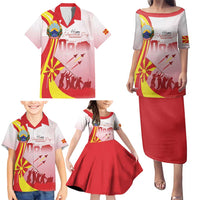 Macedonia Independence Day Family Matching Puletasi and Hawaiian Shirt Den na nezavisnosta - Wonder Print Shop