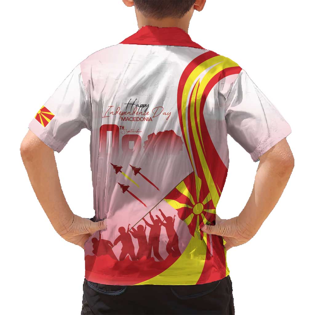 Macedonia Independence Day Family Matching Tank Maxi Dress and Hawaiian Shirt Den na nezavisnosta - Wonder Print Shop