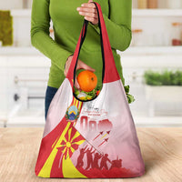 Macedonia Independence Day Grocery Bag Den na nezavisnosta - Wonder Print Shop