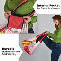 Macedonia Independence Day Grocery Bag Den na nezavisnosta - Wonder Print Shop