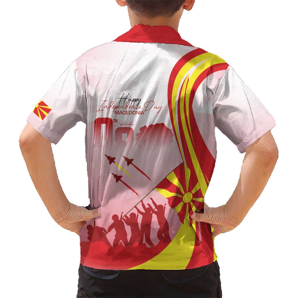 Macedonia Independence Day Hawaiian Shirt Den na nezavisnosta - Wonder Print Shop
