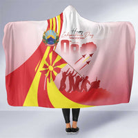 Macedonia Independence Day Hooded Blanket Den na nezavisnosta - Wonder Print Shop