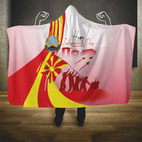 Macedonia Independence Day Hooded Blanket Den na nezavisnosta - Wonder Print Shop