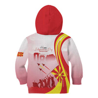 Macedonia Independence Day Kid Hoodie Den na nezavisnosta - Wonder Print Shop