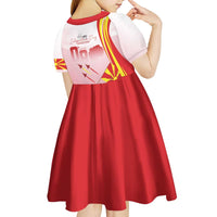 Macedonia Independence Day Kid Short Sleeve Dress Den na nezavisnosta - Wonder Print Shop