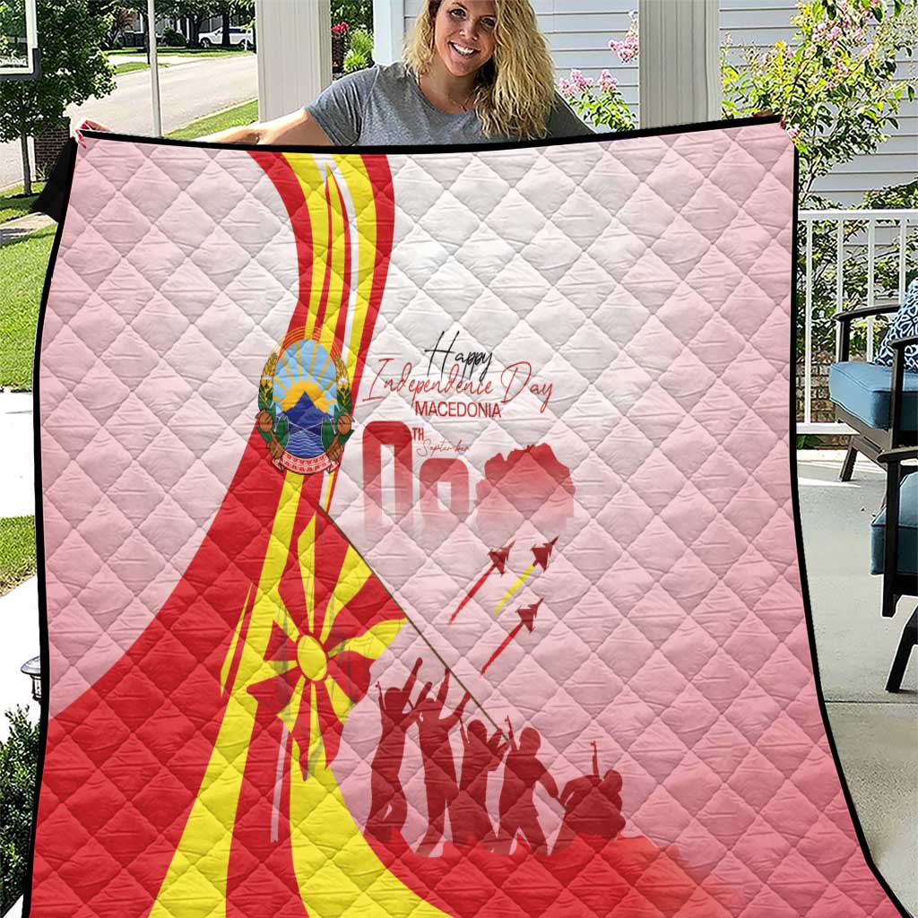 Macedonia Independence Day Quilt Den na nezavisnosta - Wonder Print Shop