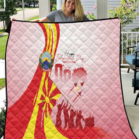 Macedonia Independence Day Quilt Den na nezavisnosta - Wonder Print Shop