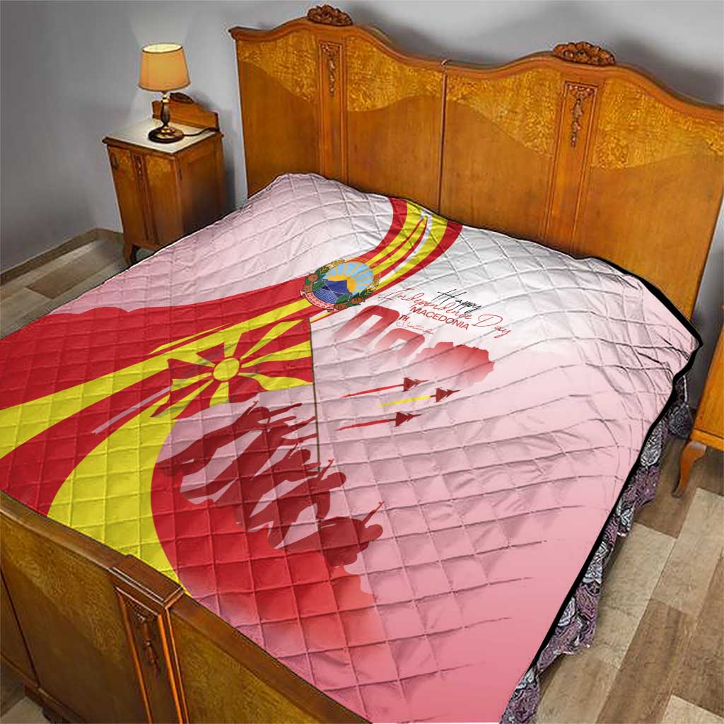 Macedonia Independence Day Quilt Den na nezavisnosta - Wonder Print Shop