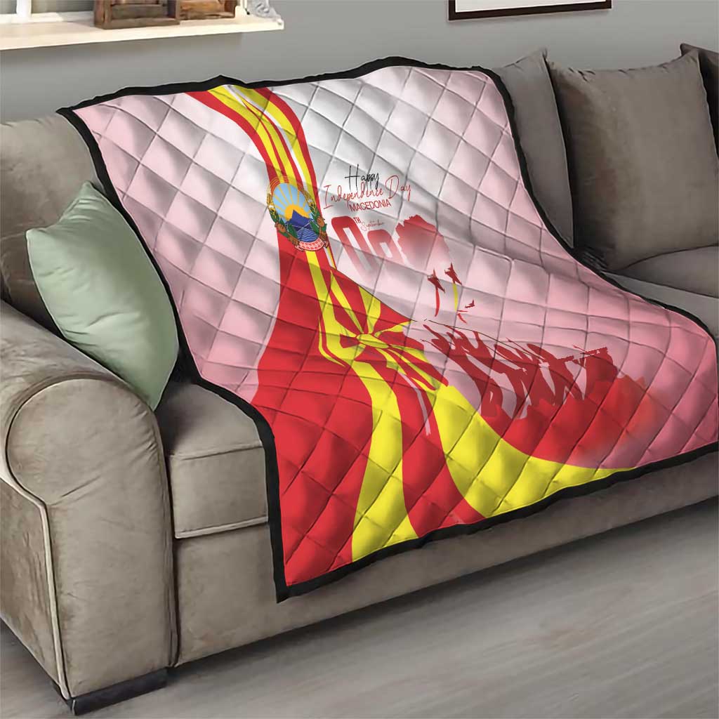 Macedonia Independence Day Quilt Den na nezavisnosta - Wonder Print Shop