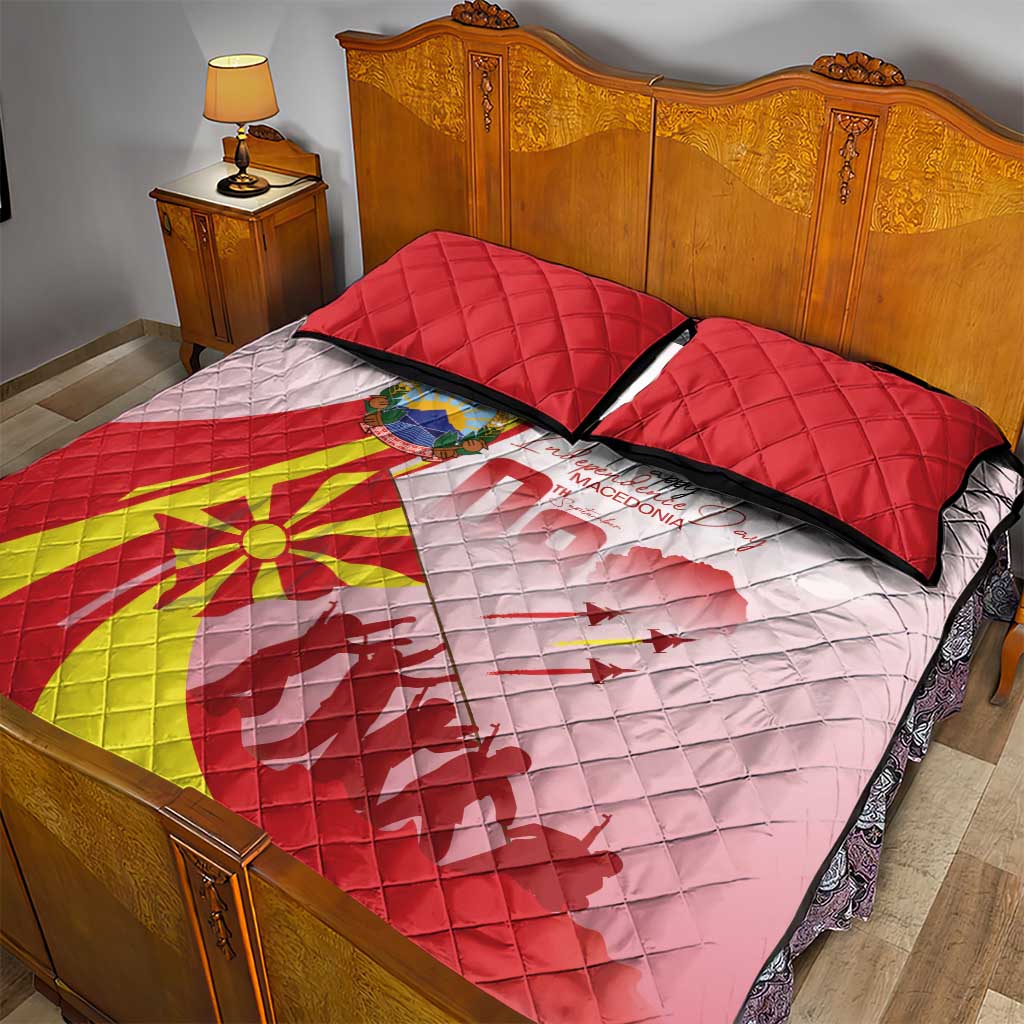 Macedonia Independence Day Quilt Bed Set Den na nezavisnosta - Wonder Print Shop