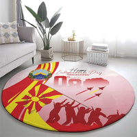 Macedonia Independence Day Round Carpet Den na nezavisnosta - Wonder Print Shop