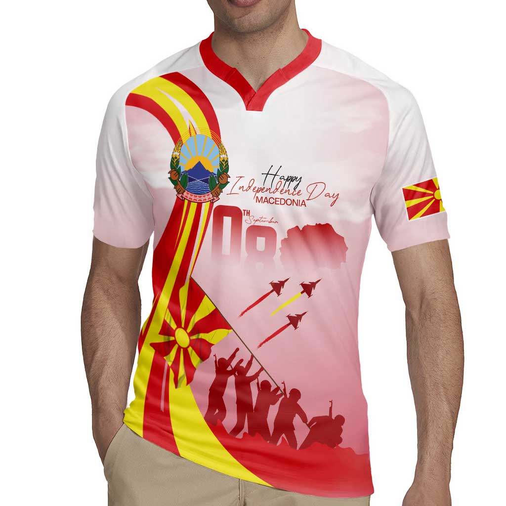 Macedonia Independence Day Rugby Jersey Den na nezavisnosta - Wonder Print Shop