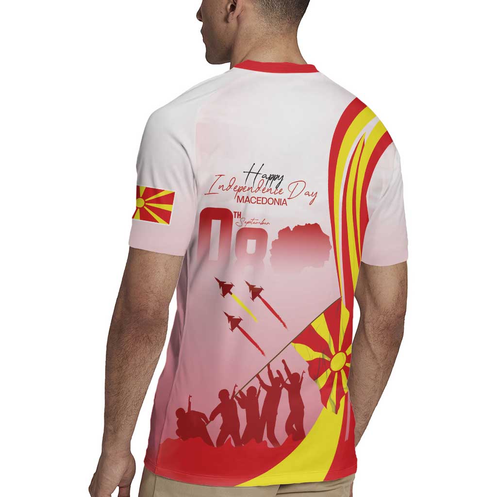 Macedonia Independence Day Rugby Jersey Den na nezavisnosta - Wonder Print Shop