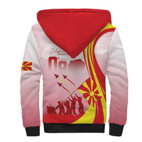 Macedonia Independence Day Sherpa Hoodie Den na nezavisnosta - Wonder Print Shop