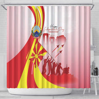 Macedonia Independence Day Shower Curtain Den na nezavisnosta - Wonder Print Shop