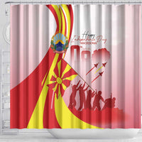 Macedonia Independence Day Shower Curtain Den na nezavisnosta - Wonder Print Shop