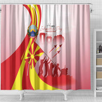 Macedonia Independence Day Shower Curtain Den na nezavisnosta - Wonder Print Shop