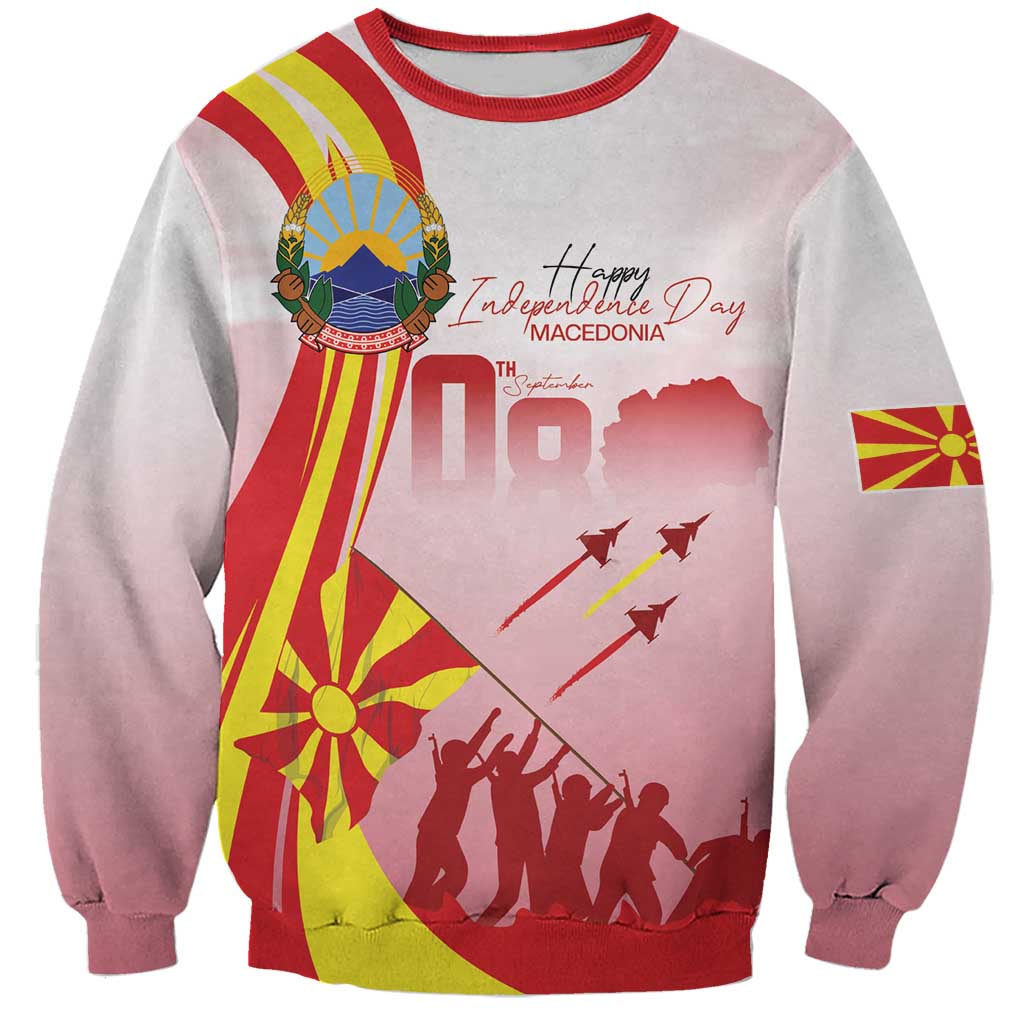 Macedonia Independence Day Sweatshirt Den na nezavisnosta - Wonder Print Shop