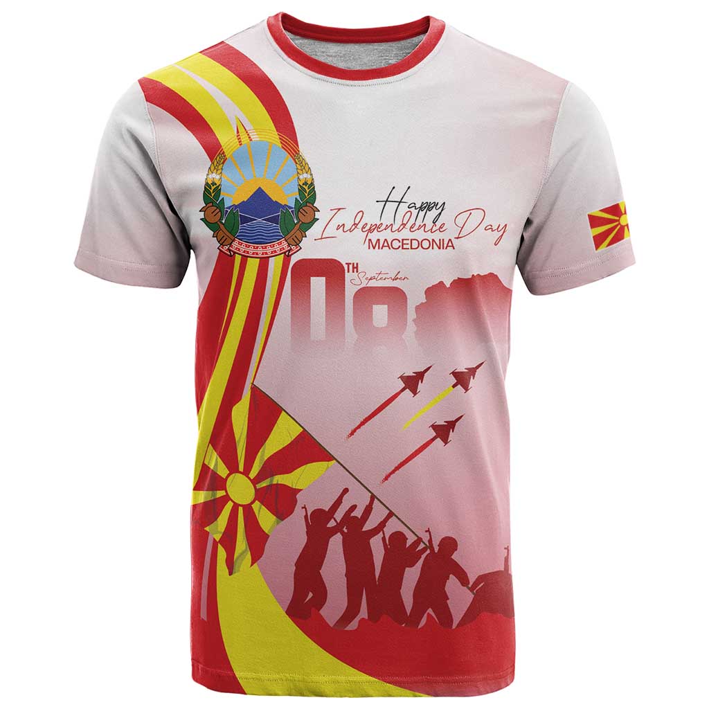 Macedonia Independence Day T Shirt Den na nezavisnosta - Wonder Print Shop