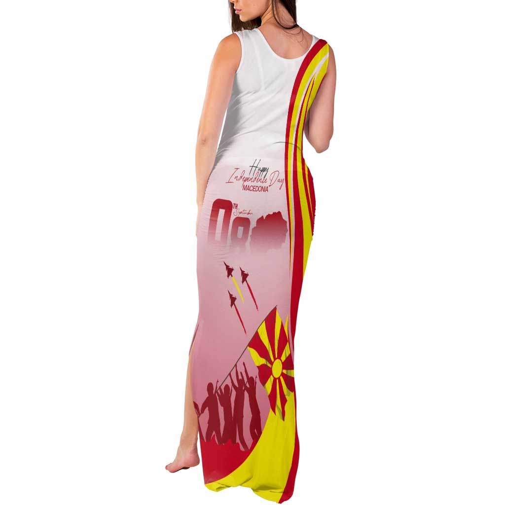 Macedonia Independence Day Tank Maxi Dress Den na nezavisnosta - Wonder Print Shop