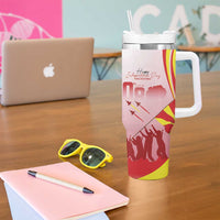 Macedonia Independence Day Tumbler With Handle Den na nezavisnosta - Wonder Print Shop