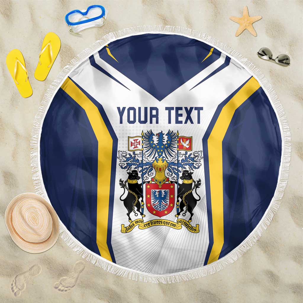Personalized Azores Portugal Beach Blanket Sporty Style - Wonder Print Shop