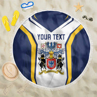 Personalized Azores Portugal Beach Blanket Sporty Style - Wonder Print Shop